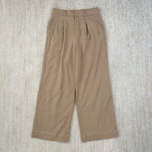 Everlane The Way High Drape Wide Leg Pants 8 Short